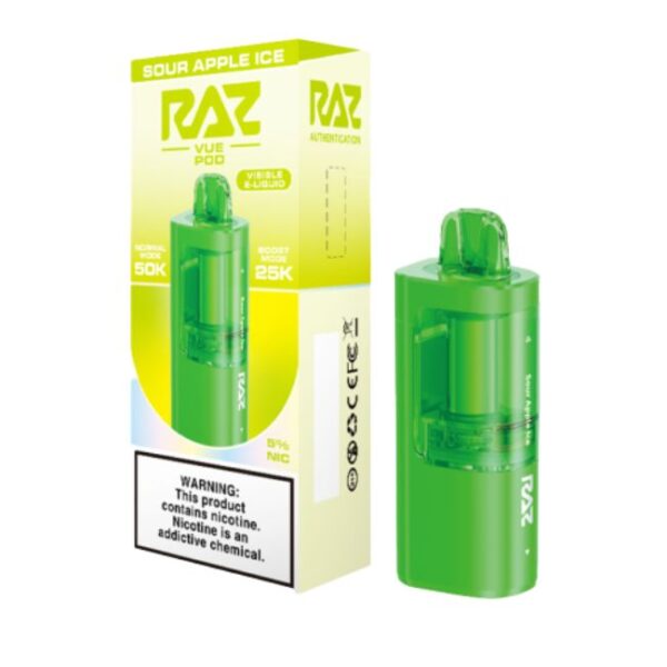 RAZ VUE 5% DISPOSABLE POD (65ML) 50K PUFFS 5CT/ BOX