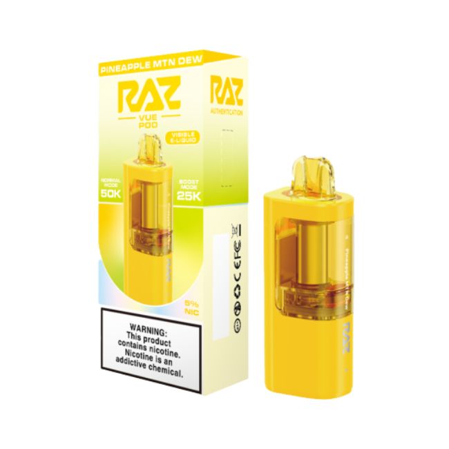 RAZ VUE 5% DISPOSABLE POD (65ML) 50K PUFFS 5CT/ BOX - Image 6