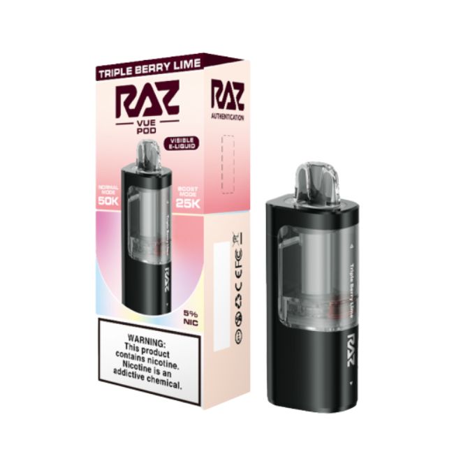 RAZ VUE 5% DISPOSABLE POD (65ML) 50K PUFFS 5CT/ BOX - Image 8