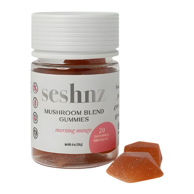 SESHNZ MUSHROOM BLEND 10,000MG GUMMIES 20CT/ JAR - Image 2