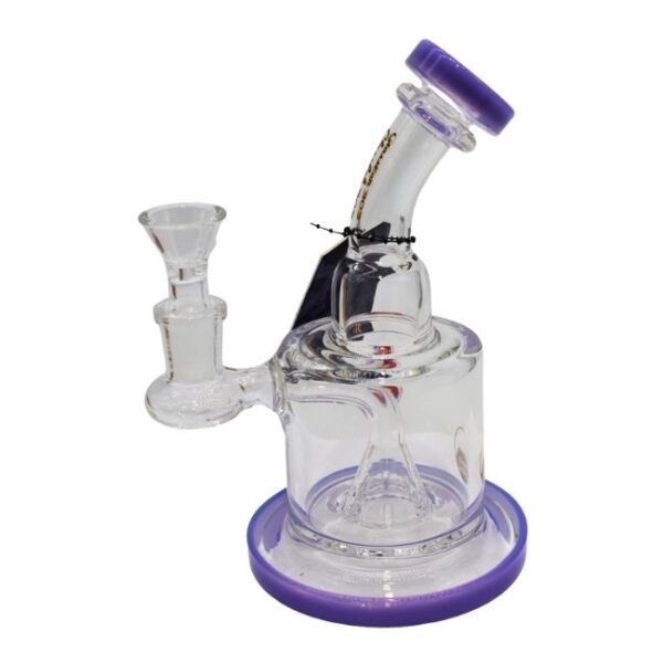 PHOENIXSTAR GLASS 7'' WITH FANCY PERC WATER PIPE