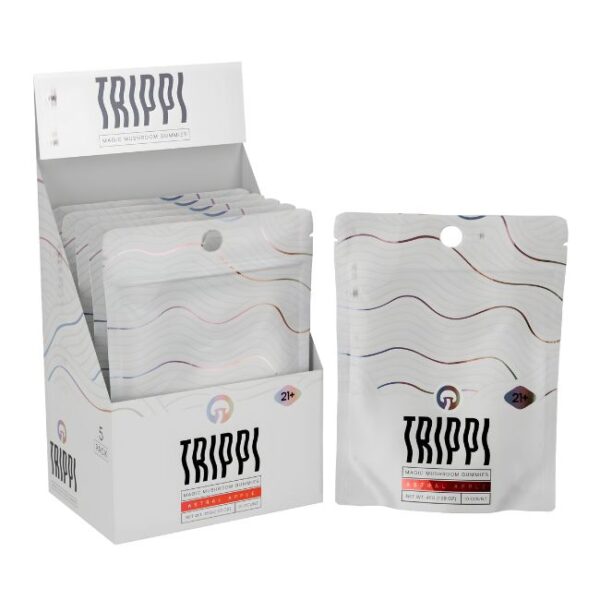TRIPPI MAGIC MUSHROOM GUMMIES 10CT/5PK BOX