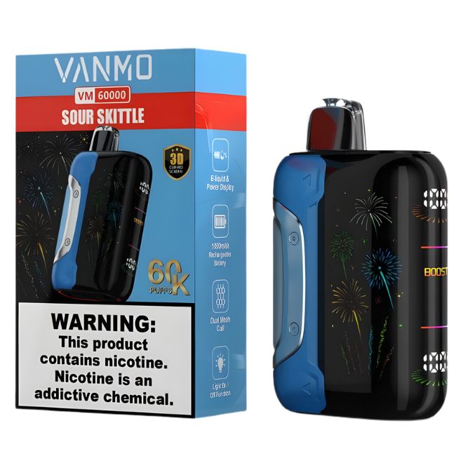 VANMO VM60000 5% DISPOSABLE (110ML) 60K PUFFS 5CT/ BOX - Image 2