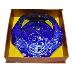 WPM035 OILSEED AQUARIUM DESIGN HEAVY DUTY LARGE GLASS ASHTRAYS