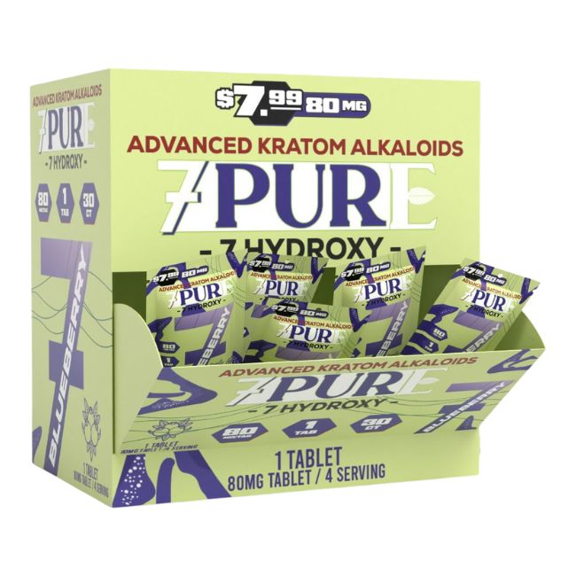 7PURE 7HYDROXY 80MG PER TABLET 1CT/30PK (PRE PRICED $7.99) - Image 2