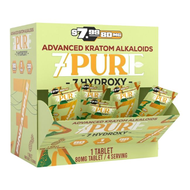 7PURE 7HYDROXY 80MG PER TABLET 1CT/30PK (PRE PRICED $7.99) - Image 3