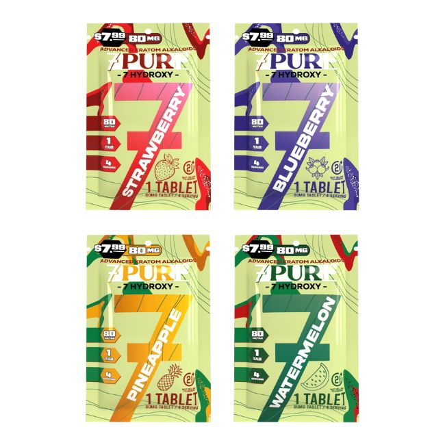 7PURE 7HYDROXY 80MG PER TABLET 1CT/30PK (PRE PRICED $7.99) - Image 5