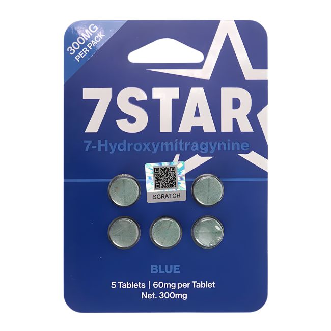 7 STAR 7-HYDROXYMITRAGYNINE 60MG PER TABLET 5CT/12PK - Image 2