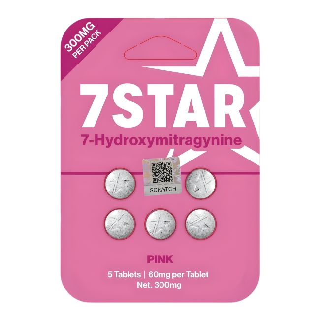 7 STAR 7-HYDROXYMITRAGYNINE 60MG PER TABLET 5CT/12PK - Image 3