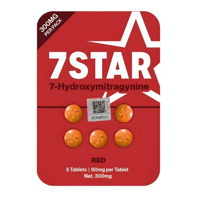 7 STAR 7-HYDROXYMITRAGYNINE 60MG PER TABLET 5CT/12PK - Image 5