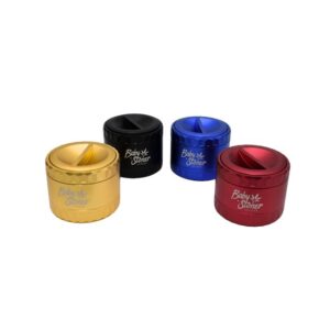 BS040 BABY STONER 4 PART METAL SCREEN ALUMINUM 63MM GRINDER