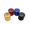 BABY STONER 5 PART METAL SCREEN ALUMINUM 63MM GRINDER - BLACK