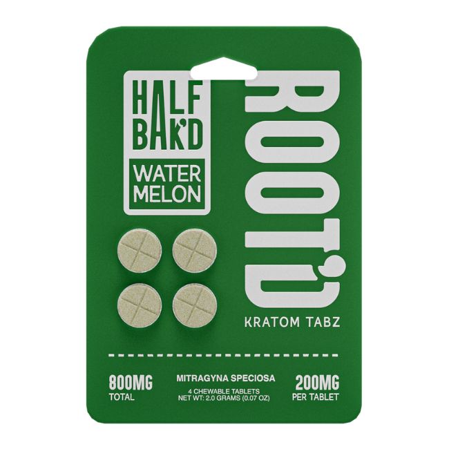 HALF BAK'D ROOT'D KRATOM 200MG PER TABLET 4CT/10PK - Image 8