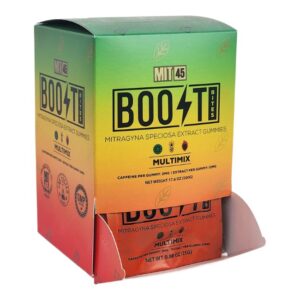 MIT45BOOSTBITES001 MIT 45 BOOST BITES MULTI MIX 25MG GUMMIES KRATOM 20CT/ BOX
