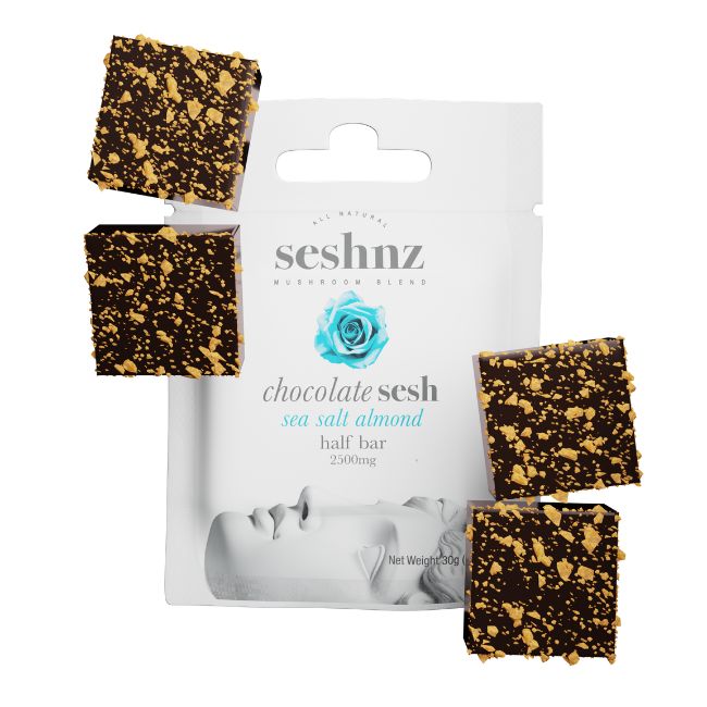 SESHNZ MUSHROOM BLEND ORGANIC 2500MG CHOCOLATE 15CT/ BOX - Image 2
