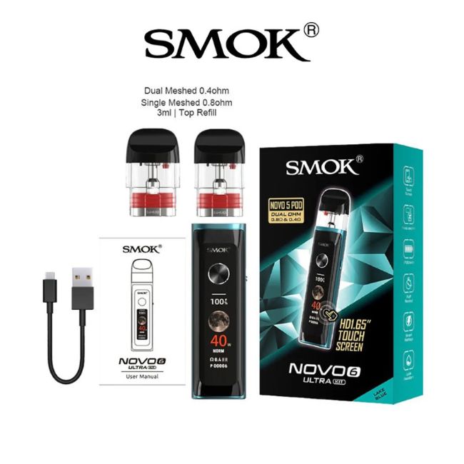 SMOK NOVO 6 ULTRA 1700mAH 3ML STARTER KIT - Image 2
