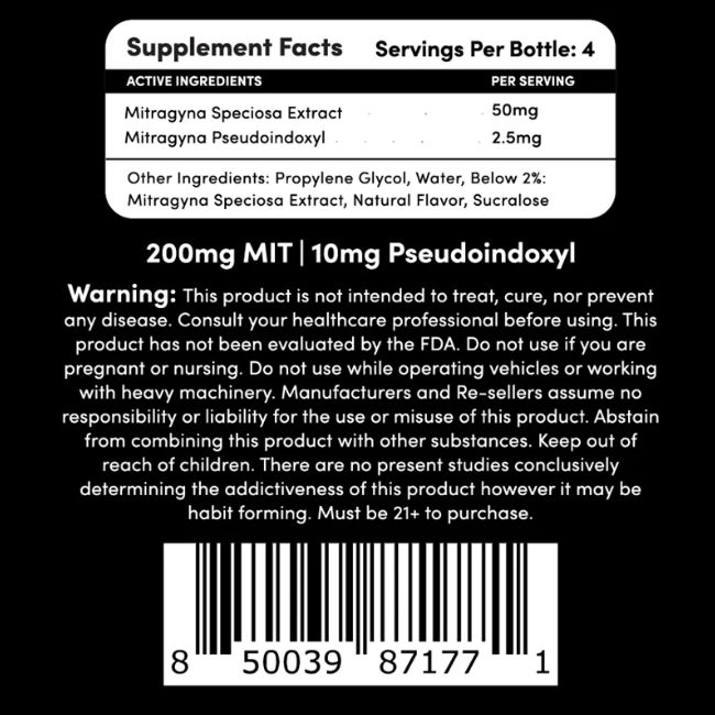 THE KRATOM COMPANY RED LIQUID EXTRACT 15ML SHOT 12CT/ BOX - Image 4