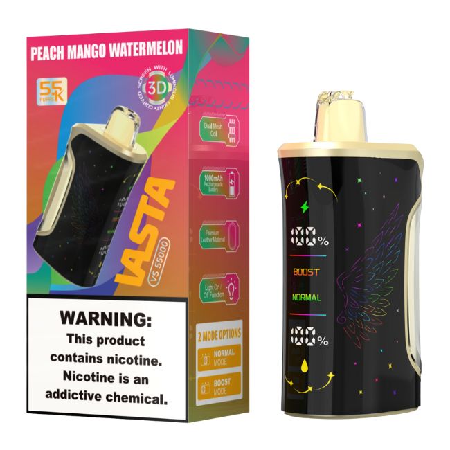 VASTA VS55000 5% DISPOSABLE (100ML) 55K PUFFS 5CT/ BOX - Image 4