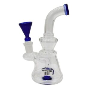 WPD3011 GLASS 7.5'' COLORFULL SHOWERHEAD WATER PIPE