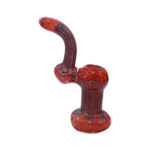BUB12 8'' MULTI RIM FRIT FANCY BUBBLER