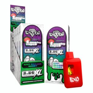 EXODUS MUSHY VAPE MUSHROOM EXTRACT XL EXTRA STRENGHT 3.5GM DISPO 6CT/ BOX