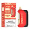 KADO BAR DRIP 5% DISPOSABLE (125ML) BOOST. MODE - 35K & NORM. MODE - 50K PUFFS 5CT/ BOX - STRAWBERRY JELLY