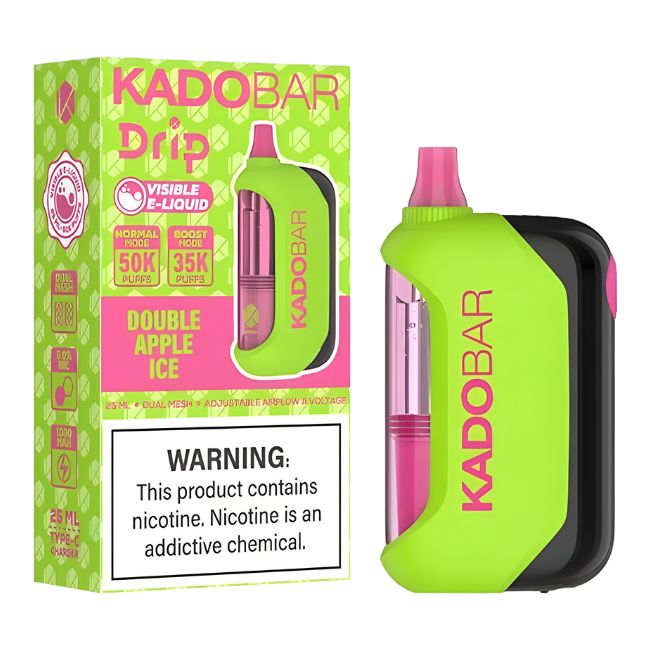 KADO BAR DRIP 5% DISPOSABLE (125ML) BOOST. MODE - 35K & NORM. MODE - 50K PUFFS 5CT/ BOX - Image 2