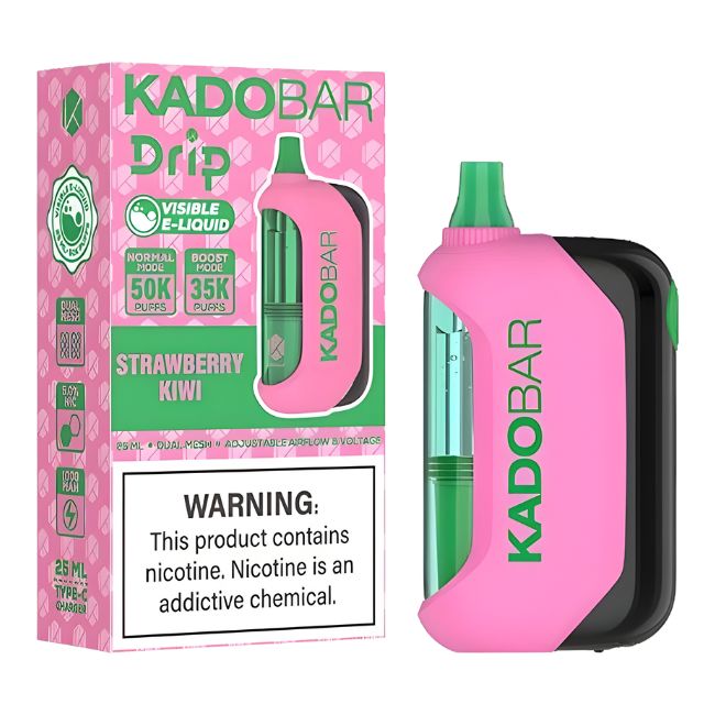 KADO BAR DRIP 5% DISPOSABLE (125ML) BOOST. MODE - 35K & NORM. MODE - 50K PUFFS 5CT/ BOX - Image 3