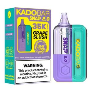 KADOBARSNAP2DI001 KADO BAR SNAP 2.0 5% DISPOSABLE KIT (100ML) 35K PUFFS 5CT/ BOX