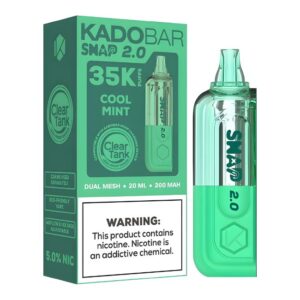 KADOBARSNAP2PD001 KADO BAR SNAP 2.0 5% DISPOSABLE POD (100ML) 35K PUFFS 5CT/ BOX