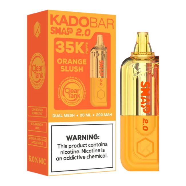 KADO BAR SNAP 2.0 5% DISPOSABLE POD (100ML) 35K PUFFS 5CT/ BOX - Image 4