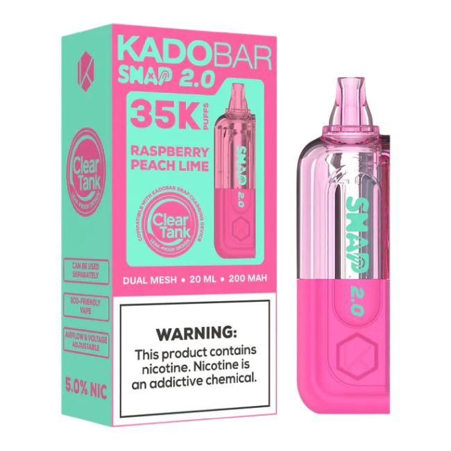 KADO BAR SNAP 2.0 5% DISPOSABLE POD (100ML) 35K PUFFS 5CT/ BOX - Image 5