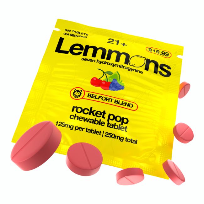 LEMMONS 7-HYDROXY BELFORT BLEND 125MG PER TABLET 2CT/15PK (PRE PRICED $16.99) - Image 7