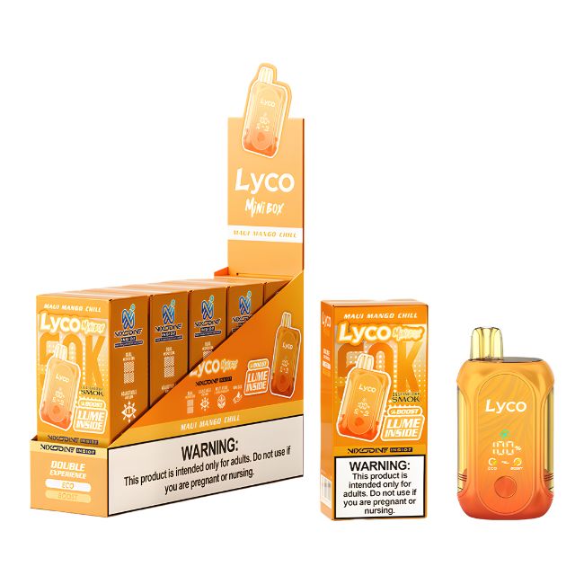 LYCO MINI BOX 5% DISPOSABLE (100ML) 50K PUFFS 5CT/ BOX
