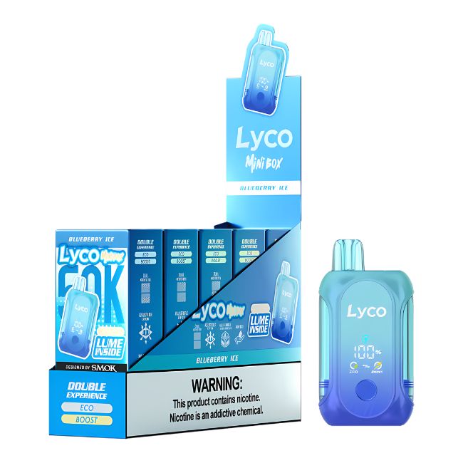 LYCO MINI BOX 5% DISPOSABLE (100ML) 50K PUFFS 5CT/ BOX - Image 2