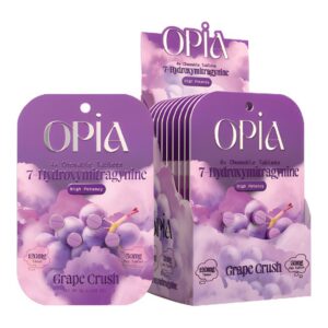 OPIATAB30MG4PK04 OPIA 7-HYDROXYMITRAGYNINE KRATOM EXTRACT 30MG PER TABLET 4CT/10PK