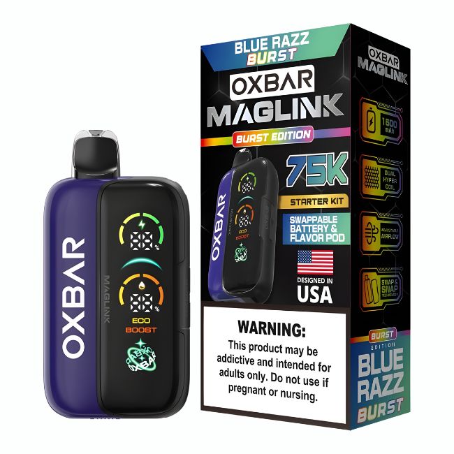 OXBAR MAGLINK 5% DISPOSABLE KIT (150ML) 75K PUFFS 5CT/ BOX - Image 3