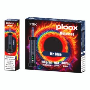 PLOOX75KDIS001 PLOOX MOLASSES 5% DISPOSABLE (200ML) 75K PUFFS 5CT/ BOX