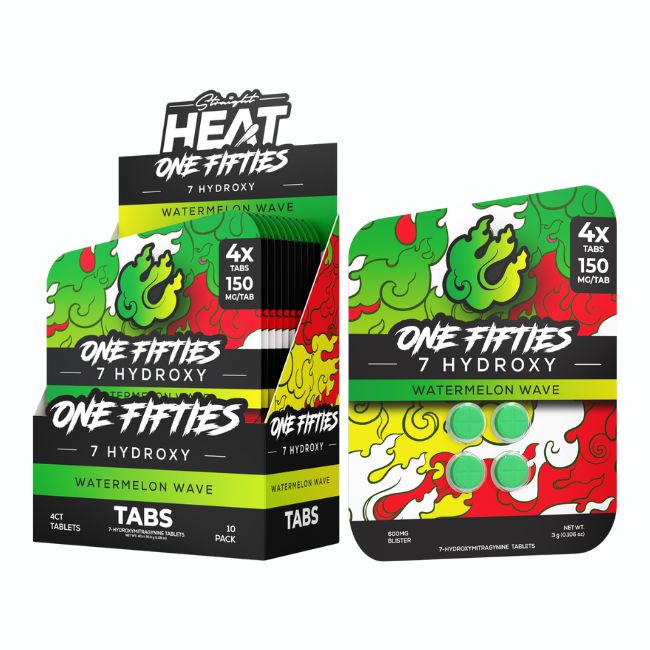 STRAIGHT HEAT ONE FIFTIES 7-HYDROXY 150MG PER TABLET 4CT/10PK - Image 2