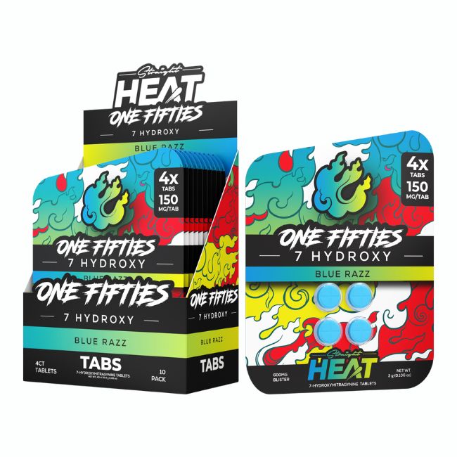 STRAIGHT HEAT ONE FIFTIES 7-HYDROXY 150MG PER TABLET 4CT/10PK - Image 3