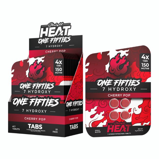 STRAIGHT HEAT ONE FIFTIES 7-HYDROXY 150MG PER TABLET 4CT/10PK - Image 4