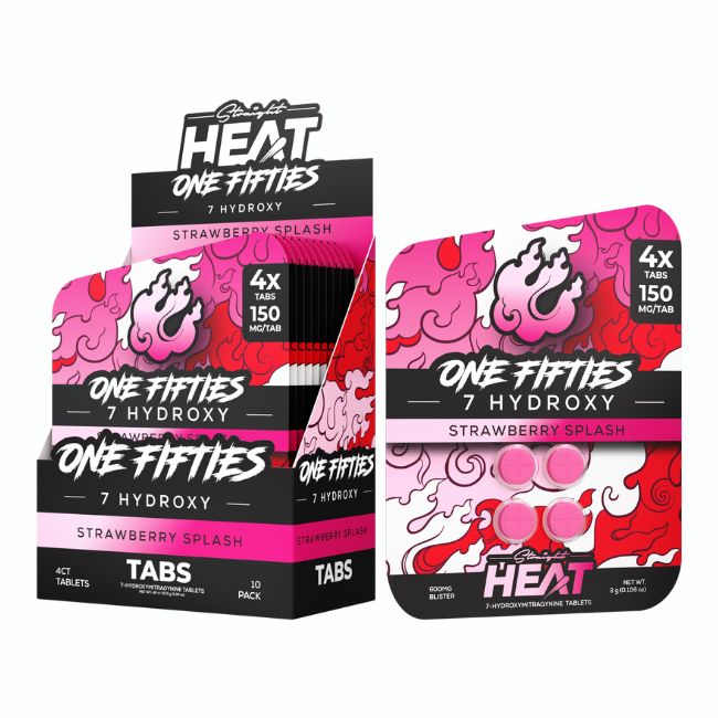 STRAIGHT HEAT ONE FIFTIES 7-HYDROXY 150MG PER TABLET 4CT/10PK - Image 5