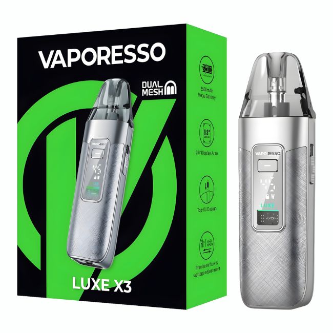 VAPORESSO LUXE X3 5ML 2600mAH STARTER KIT - Image 2