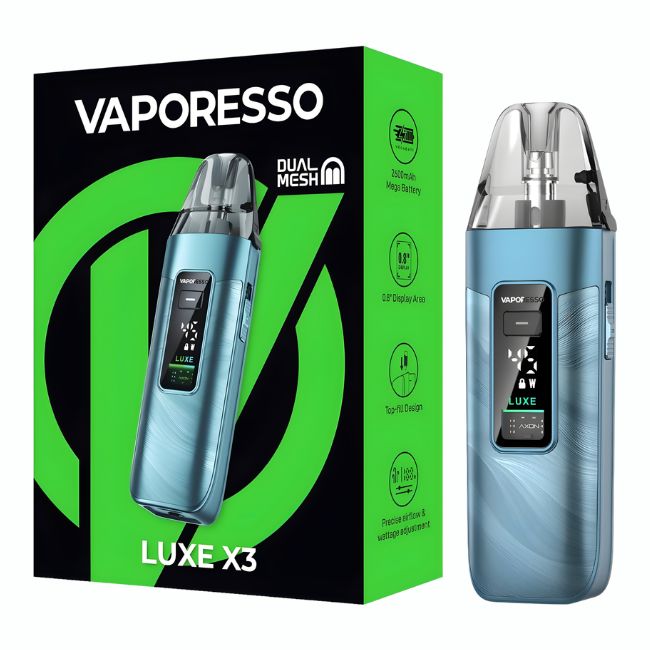 VAPORESSO LUXE X3 5ML 2600mAH STARTER KIT - Image 3
