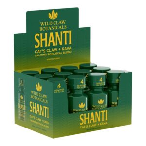 WILD CLAW SHANTI CAT'S CLAW + KAVA EXTRACTS SHOTS (60ML) 12CT/ BOX