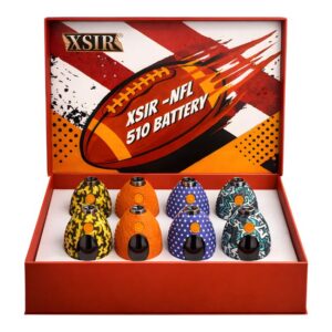XSIR - NFL 550mAH 510 BATTERY 12CT/ DISPLAY