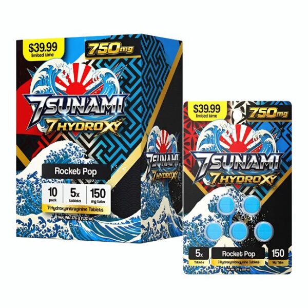 7SUNAMI 7-HYDROXY 150MG PER TABLET 5CT/10PK (PRE PRICED $39.99)