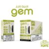 AIR BAR GEM 5% DISPOSABLE (90ML) 50K PUFFS 5CT/ BOX - BLUE RAZZ ICE
