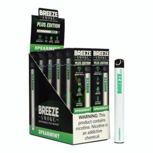 BREEZE PLUS EDITION 5% DISPOSABLE POD DEVICE (35ML) 800 PUFFS 10CT/ BOX