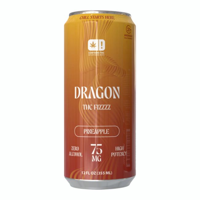 DRAGON THC FIZZZZ 75MG SELTZER DRINK (12FL.OZ / 355ML) CAN 12CT/ DISPLAY - Image 2